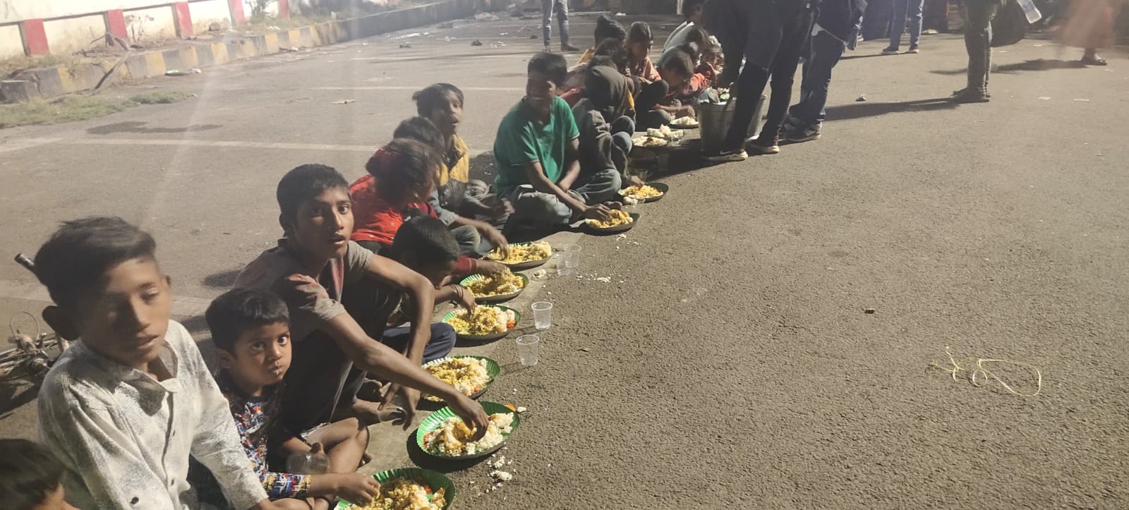 Feeding the hungry